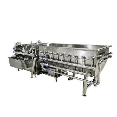 주문형 전압 1.5t / h 용량 채소 및 샐러드 세탁기 청소