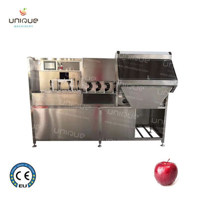 비디오 기술 지원 304 스테인리스 스틸 750 kg/h Pear Peeler 기계