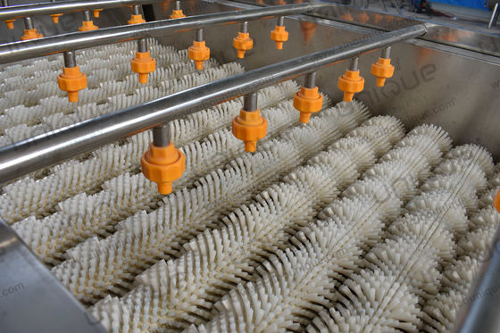 2021 스틸 304으로 스틸 페어 과일 세탁 닦는 청소 기계