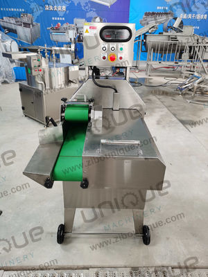 2.25 kw 컨베이어 벨트에서 잎 채소를 자르는 다기능 채소 절단기