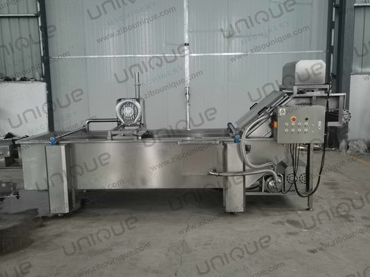 850 KG 용량 제조 공장 생산을위한 잎 채소 거품 세척 라인