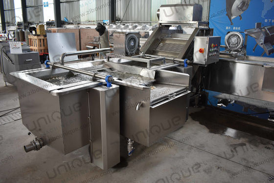 850 KG 용량 제조 공장 생산을위한 잎 채소 거품 세척 라인