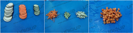 스테인리스 스틸 304 뿌리 채소 감자 절단 기계 기계 채소 절단 썰기 0.75kw