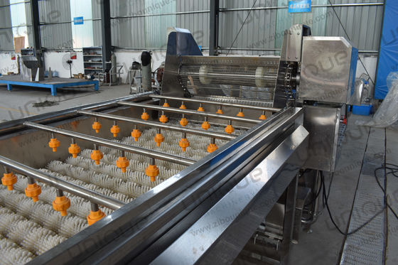 2.25 kw 오이스터 채소 브러쉬 세척기 야름과 말랑가 세척 대용량