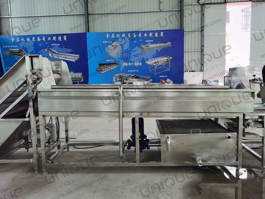 2.25 kw 오이스터 채소 브러쉬 세척기 야름과 말랑가 세척 대용량