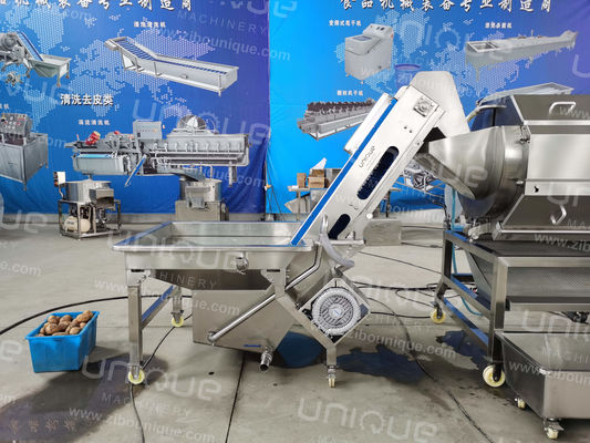 감자 세탁기 뿌리 채소 껍질 벗기기 기계 스테인리스 스틸 304 기능