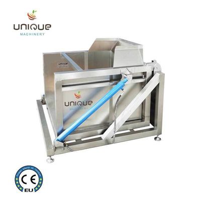 304 스테인레스 스틸 과일과 채소를 충전하기 위한 자동 수압 덤퍼