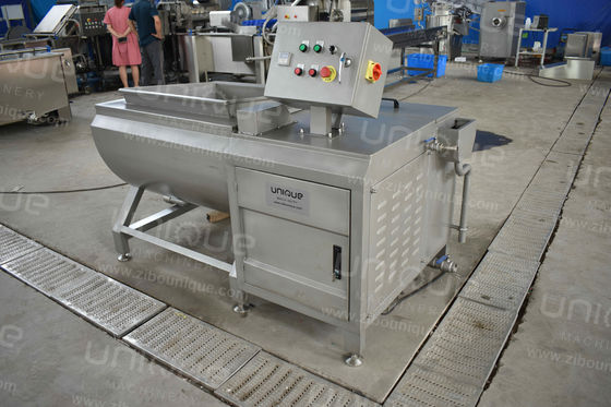 상업용 부엌 500kg/h 모래 쏘기 표면 과일과 채소 세탁기
