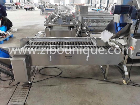 식품 가공 산업 4.12 kw 산업용 감자 껍질 벗기기