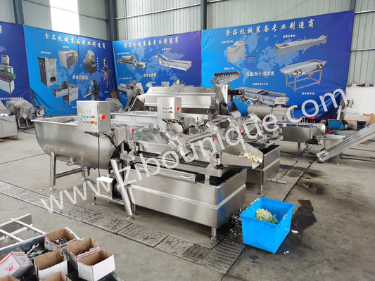 신선한 얼음 썰매를 위한 과일과 채소 세척기 청소 기계