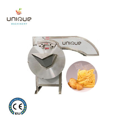 500kg/h 용량 상업용 채소 감자 프렌치 프라이 절단 기계 Zibo Unique Machinery