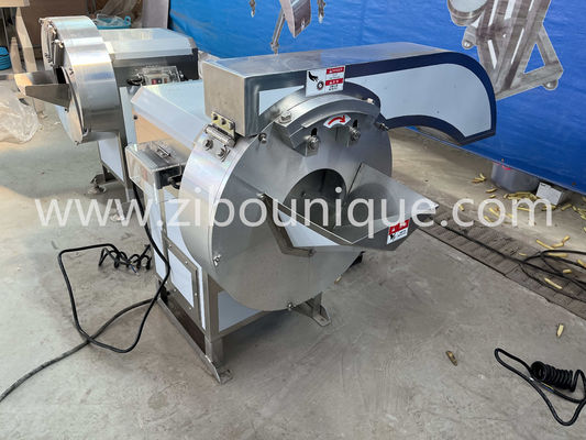 500kg/h 용량 상업용 채소 감자 프렌치 프라이 절단 기계 Zibo Unique Machinery