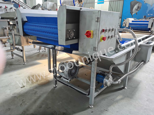 1000-1500kg/h 용량 과일과 채소를 위한 샐러드 잎 채소 세탁기