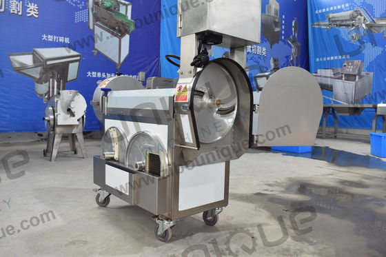 1.55 KW 자동 두 개의 머리 채소 절단 컷 썰기 썰기 기계
